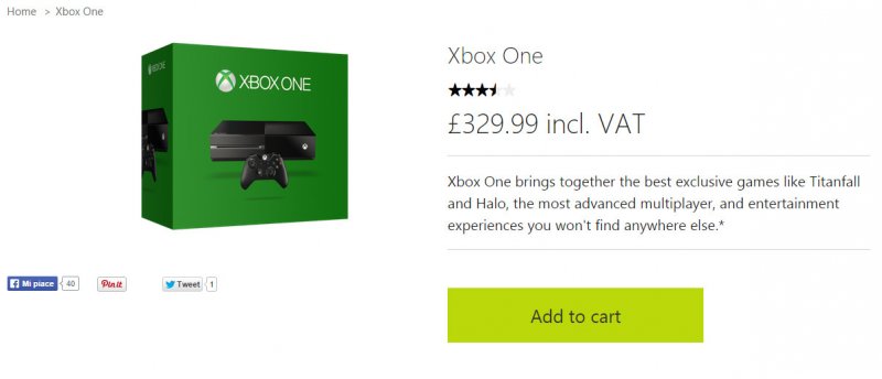 Nuovo taglio di prezzo ufficiale di Xbox One nel Regno Unito Nuovo taglio di prezzo ufficiale di Xbox One nel Regno Unito
