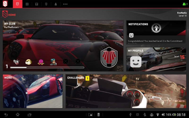 Disponibile l'applicazione di accompagnamento di DRIVECLUB