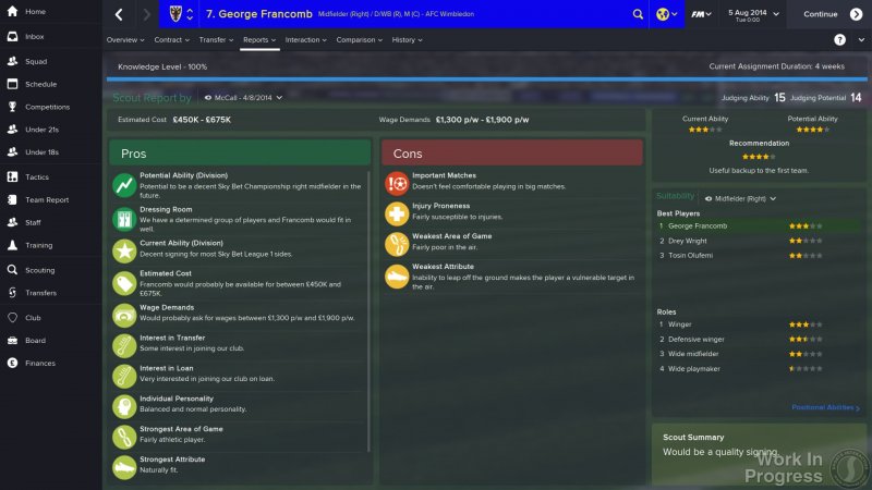 Immagine di Football Manager 2015 per PC Windows
