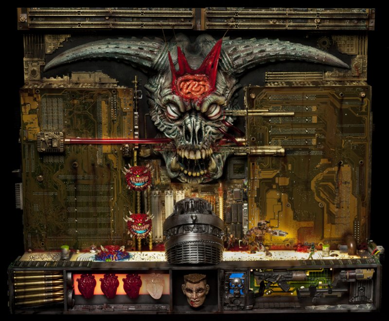 'Icons of Doom', una scultura eccezionale dedicata al classico di id Software