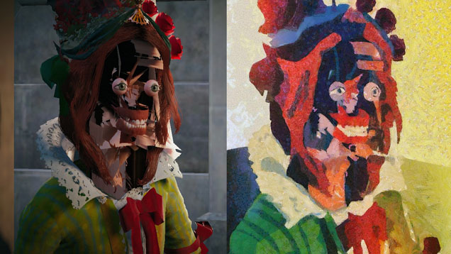 Il più famoso ritratto glitchato di Assassin's Creed Unity diventa un quadro vero