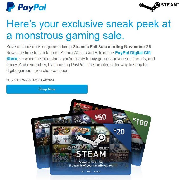 Scaldate le carte di credito, i saldi di Steam partono il 26 novembre