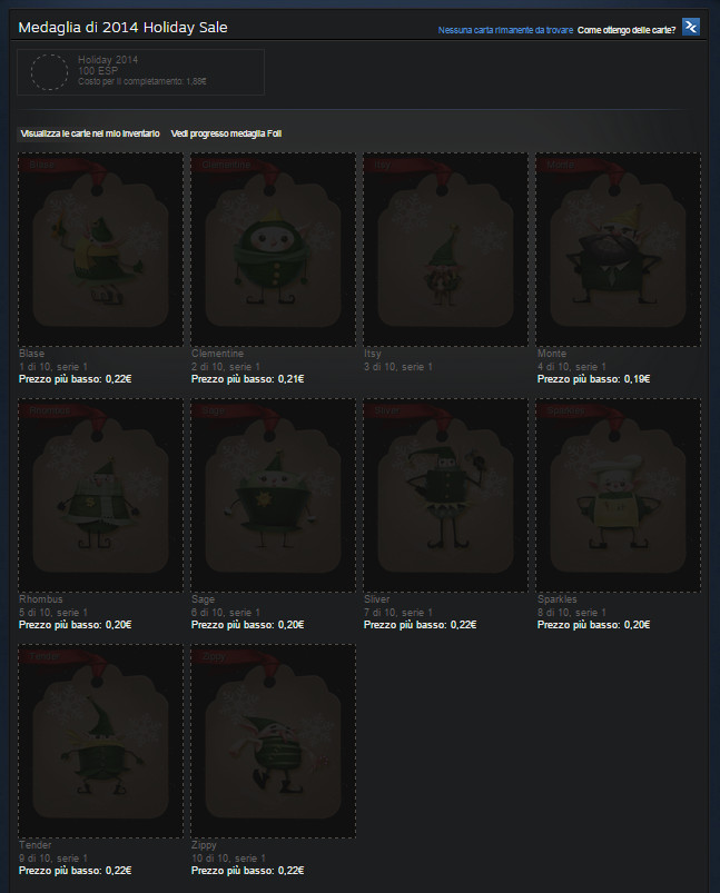 Steam: appare la medaglia dei saldi delle vacanze natalizie 2014 Steam: appare la medaglia dei saldi delle vacanze natalizie 2014