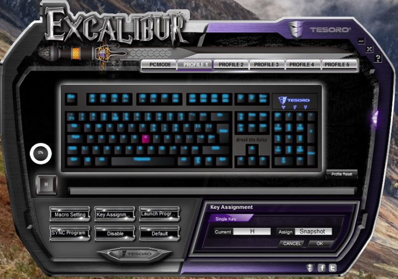 Tesoro Excalibur RGB Edition