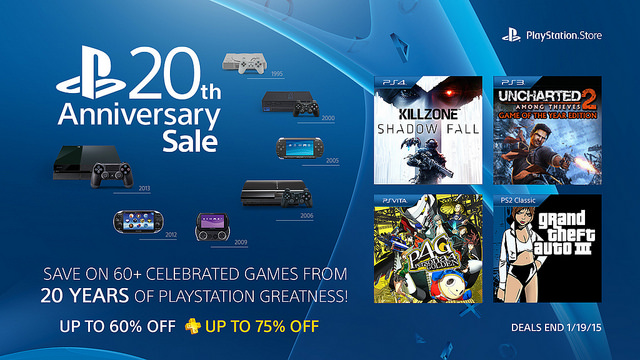 Il PlayStation Store USA inaugura gli sconti del ventesimo anniversario Il PlayStation Store USA inaugura gli sconti del ventesimo anniversario