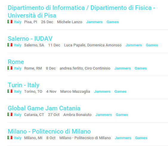 Torna la Global Game Jam con l'edizione 2015 Torna la Global Game Jam con l'edizione 2015