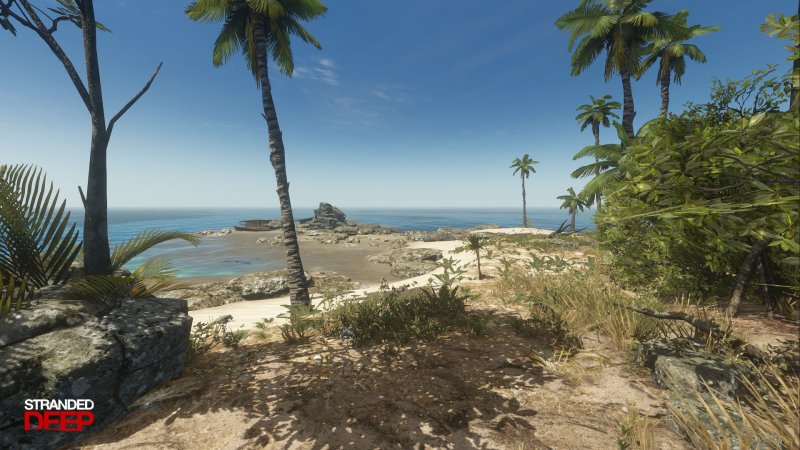 Stranded deep, a glimpse of a tropical environment