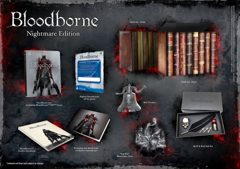 Ecco le edizioni speciali Collector's Edition e Nightmare Edition per Bloodborne