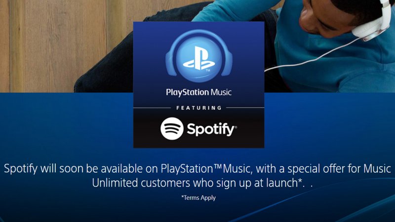 Spotify arriva su PlayStation 4