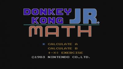 Donkey Kong JR. Math