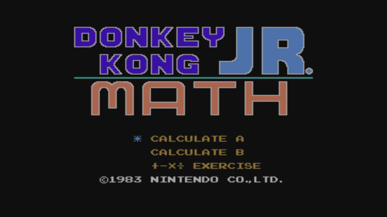 Donkey Kong JR. Math