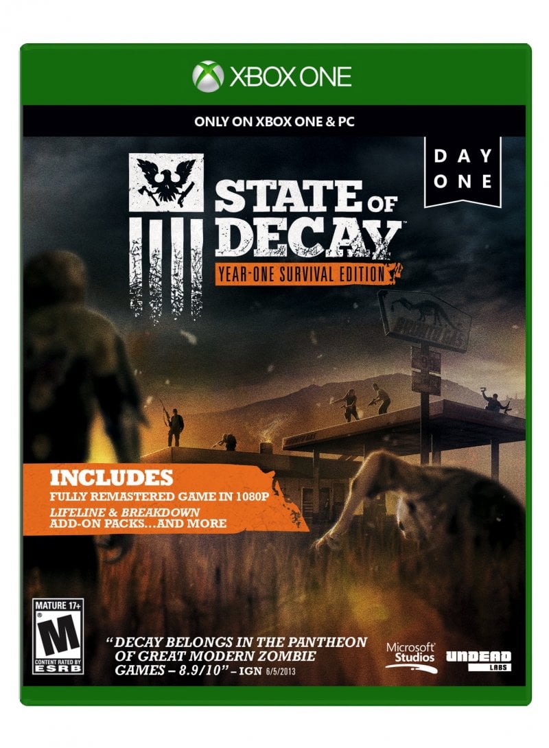 State of decay year one survival edition системные требования