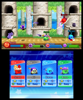 Kirby Fighters Deluxe