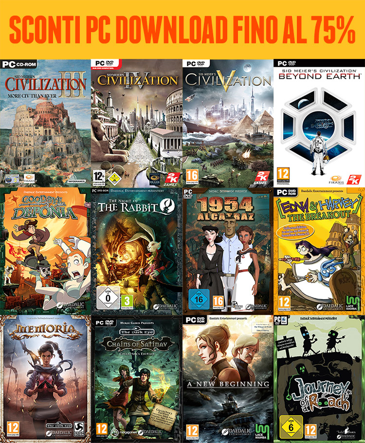 Avventure, strategici e non solo in offerta questo fine settimana su Multiplayer.com Avventure, strategici e non solo in offerta questo fine settimana su Multiplayer.com