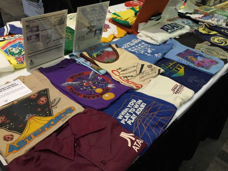 Magliette promozionali dedicate al marchio Atari