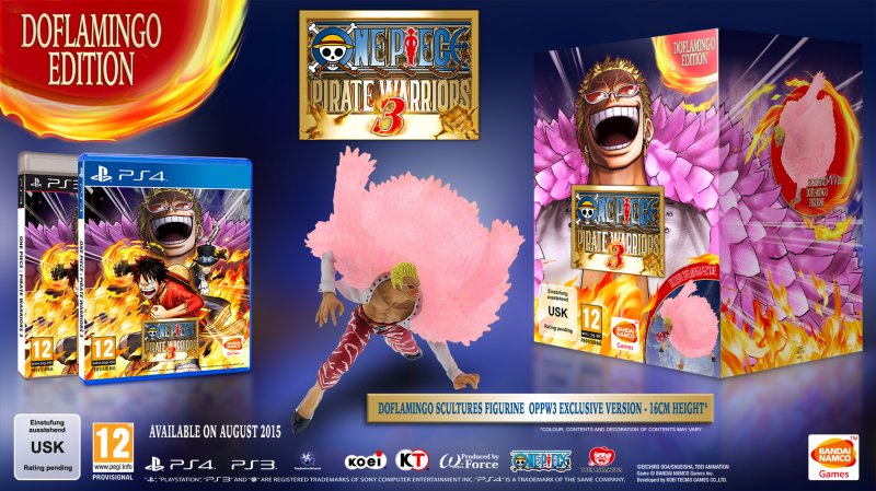 Un'immagine mostra la Doflamingo Edition di One Piece: Pirate Warriors 3 Un'immagine mostra la Doflamingo Edition di One Piece: Pirate Warriors 3