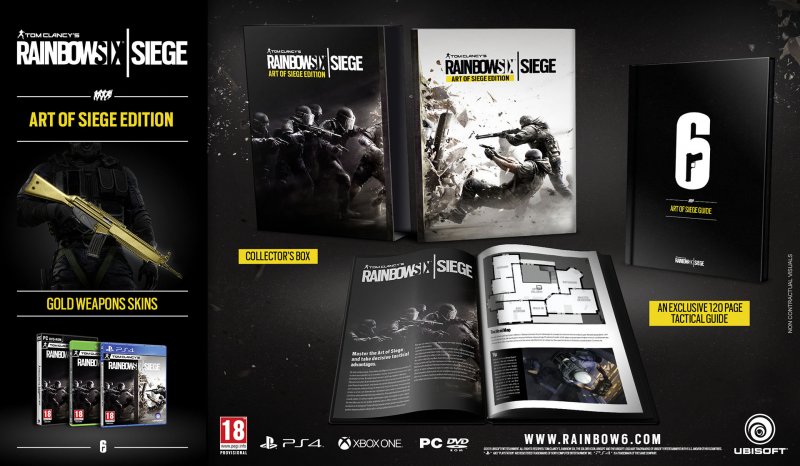 Tom Clancy's Rainbow Six: Siege, nuove immagini e dettagli sulla Art of Siege Edition Tom Clancy's Rainbow Six: Siege, nuove immagini e dettagli sulla Art of Siege Edition