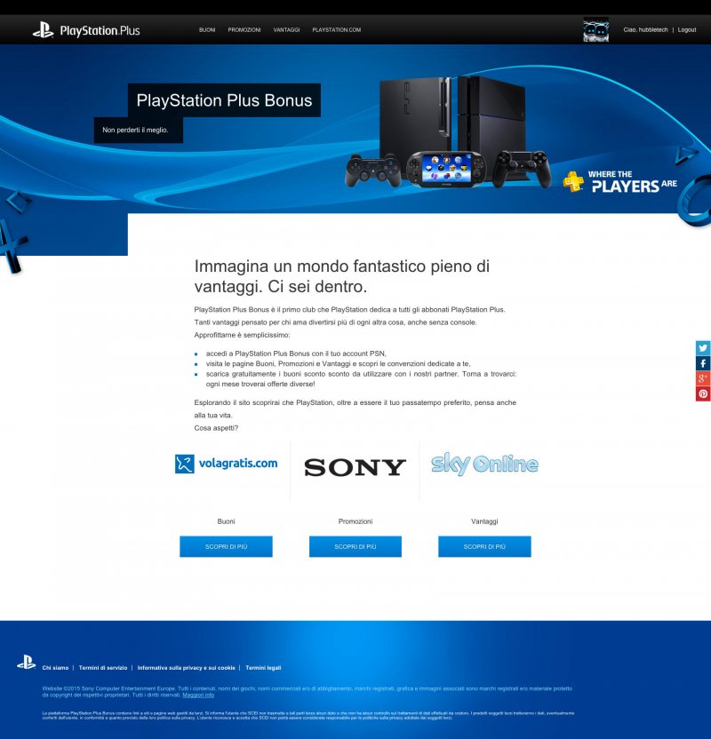 Venghino siori, venghino! Ricchi sconti agli abbonati PlayStation Plus con il programma PlayStation Plus Bonus Venghino siori, venghino! Ricchi sconti agli abbonati PlayStation Plus con il programma PlayStation Plus Bonus