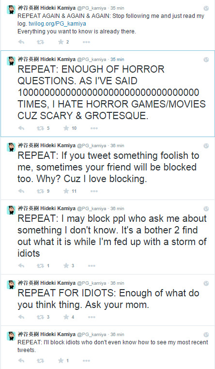 E Hideki Kamiya, infine, sbroccò E Hideki Kamiya, infine, sbroccò