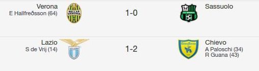 Gli anticipi del sabato Gli anticipi del sabato