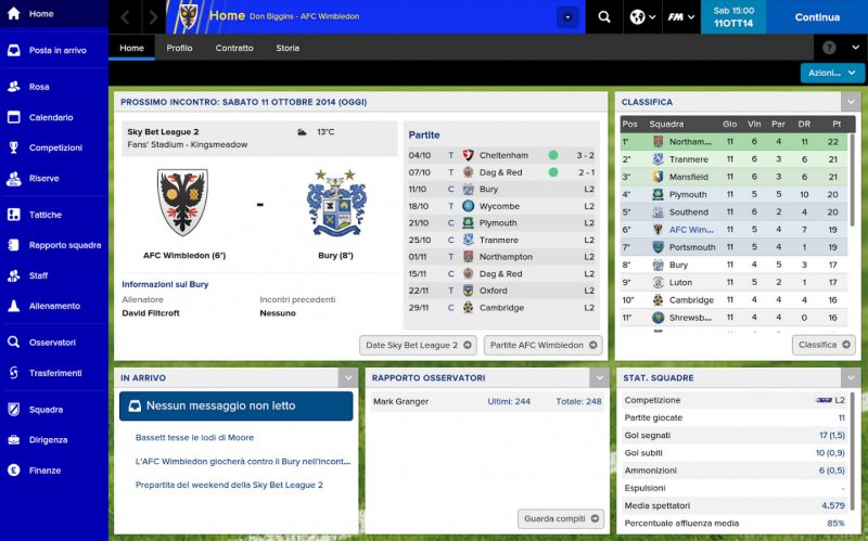 Football Manager Classic 2015