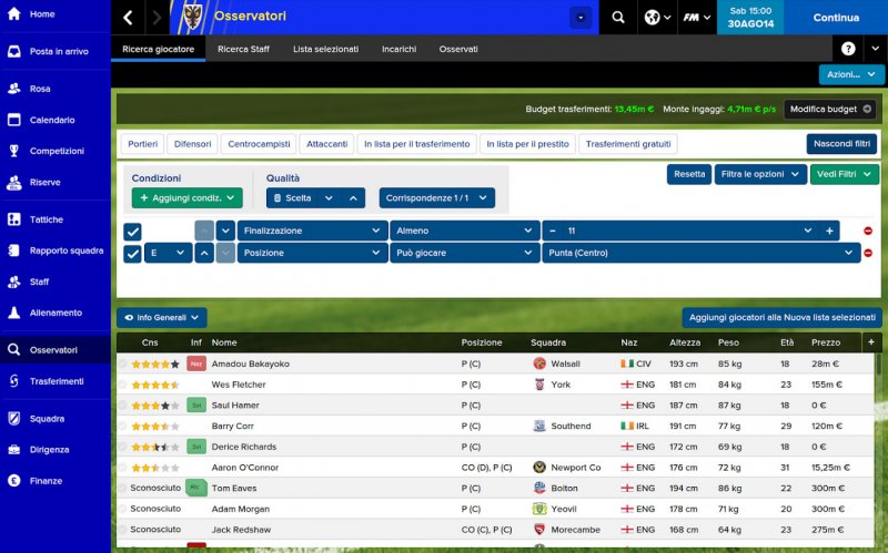 Football Manager Classic 2015