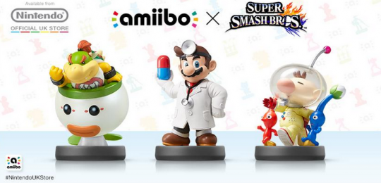 Gli amiibo di Dr. Mario, Olimar e Bowser Junior in arrivo, prenotazioni aperte