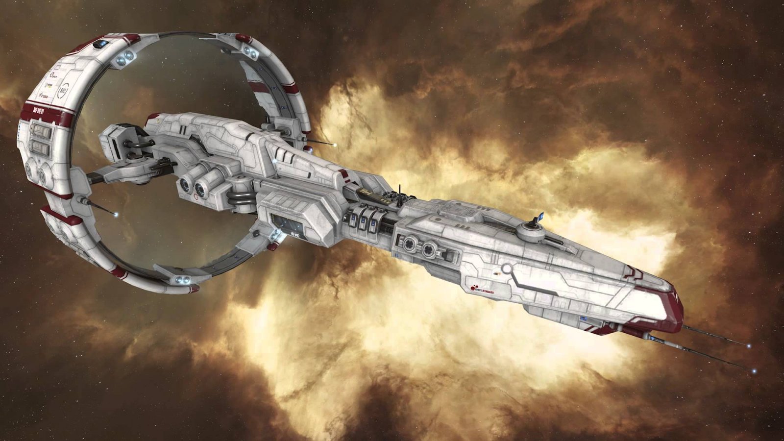 Una nave di Eve Online