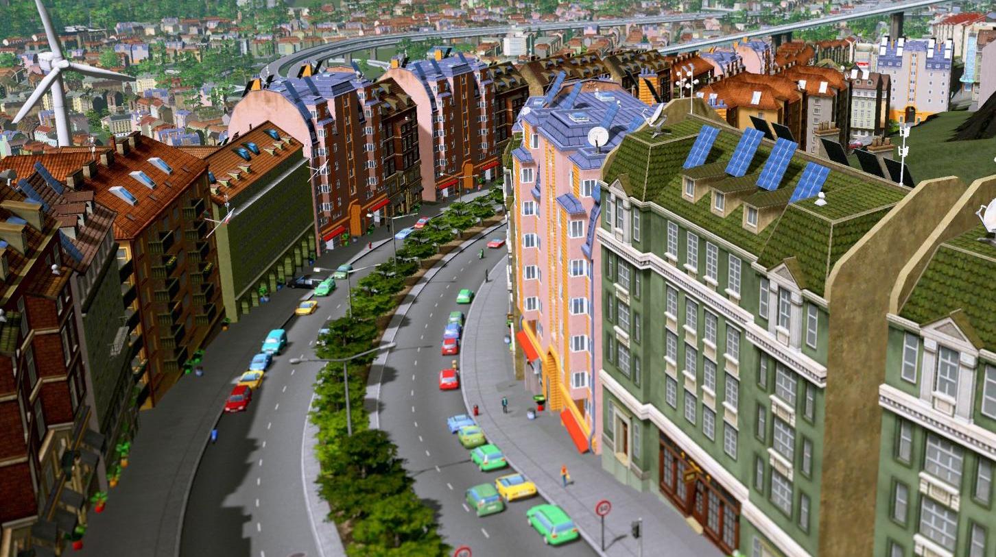 Una delle città di Cities: Skylines