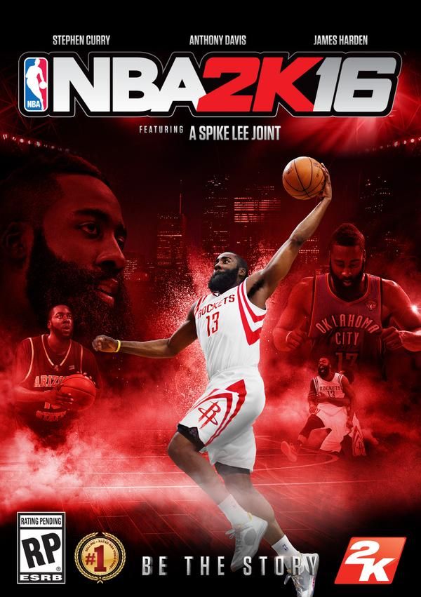 Annunciata la copertina di NBA 2K16, i prescelti sono Stephen Curry, James Harden e Anthony Davis