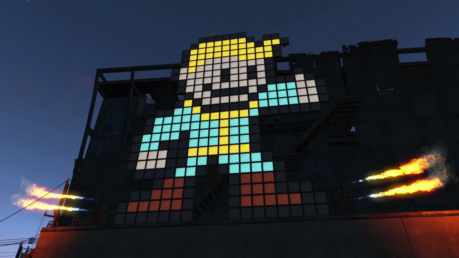 Un'insegna di Fallout 4