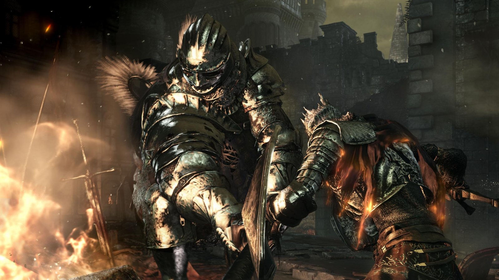 Due personaggi di Dark Souls 3