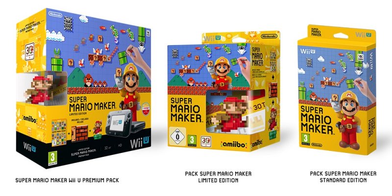 Nintendo annuncia nuovi bundle per l'uscita di Super Mario Maker