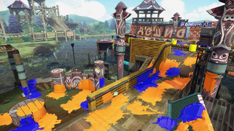 La mappa Parco del Pesce Balestra di Splatoon arriva domani
