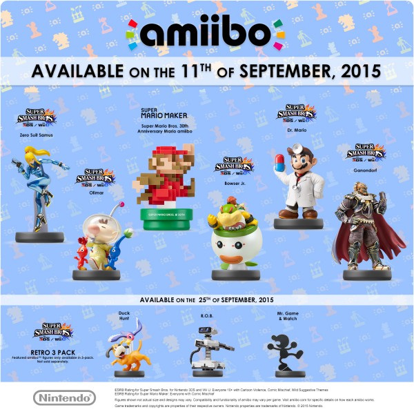 Nuova infornata di amiibo in arrivo a settembre