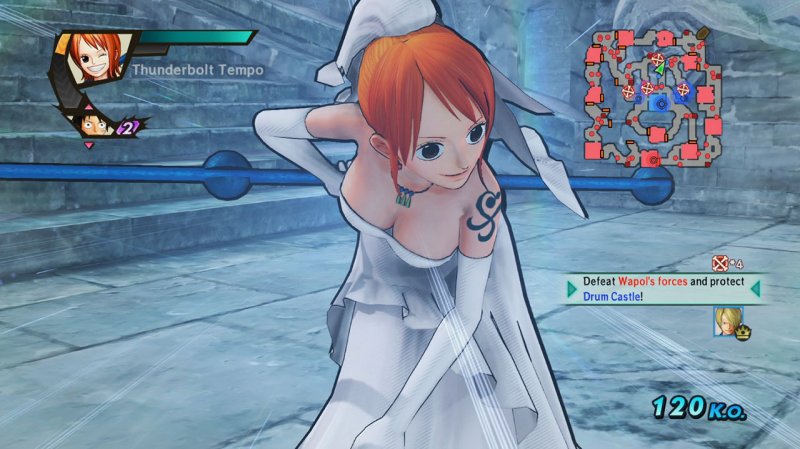 Nami in Wedding Dress : One Piece Pirate Warrior 3 