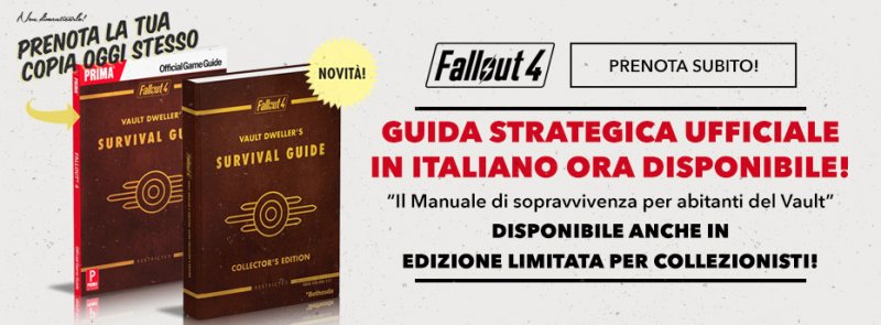 Aperti i pre-ordini della guida ufficiale di Fallout 4 Aperti i pre-ordini della guida ufficiale di Fallout 4