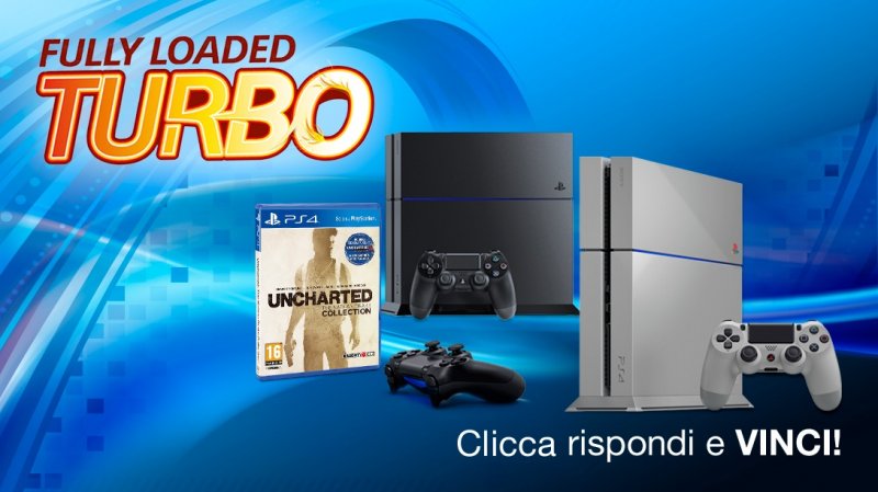 Sony annuncia il concorso Fully Loaded Turbo che consente di vincere anche una PlayStation 4 20th Anniversary