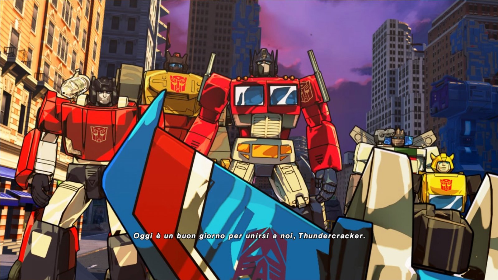 Una scena di Transformers: Devastation