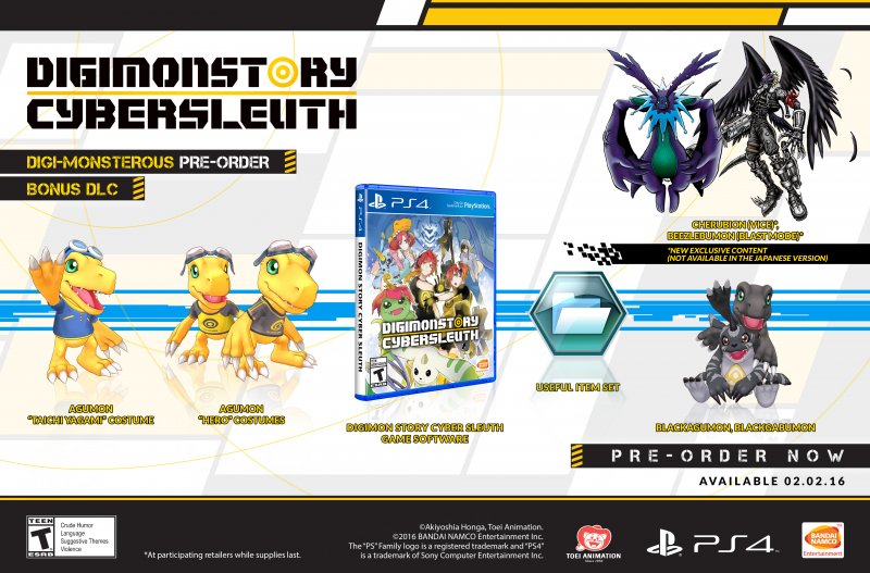 Digimon Story: Cyber Sleuth ha una data americana Digimon Story: Cyber Sleuth ha una data americana