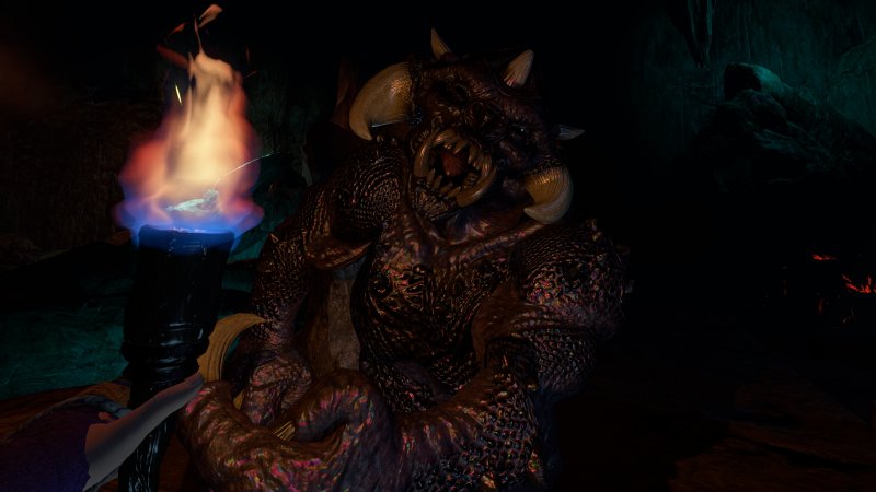 La shadow beast da cui si deve fuggire