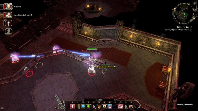 Una fase di combattimento in una partita cooperativa