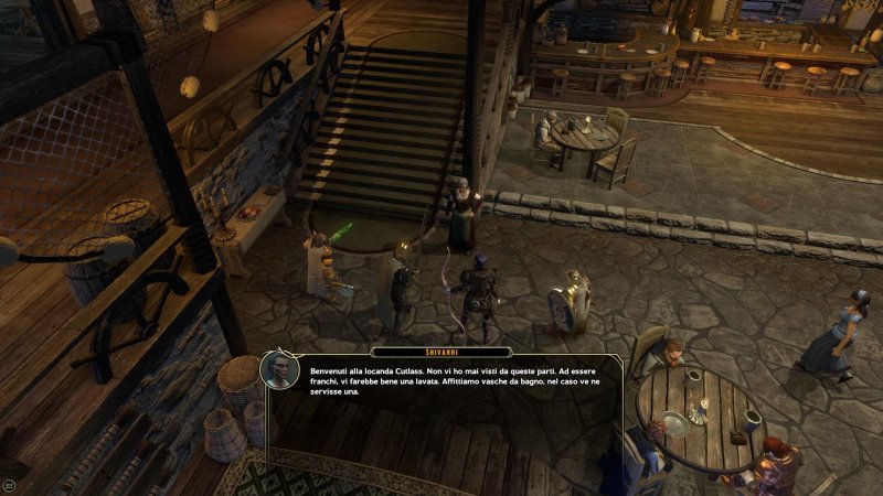 Immancabile tappa alla taverna di Luskan, piena di quest giver.