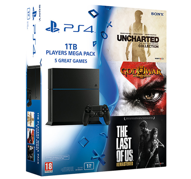 Il nuovo bundle ufficiale PlayStation 4 include tre giochi Il nuovo bundle ufficiale PlayStation 4 include tre giochi