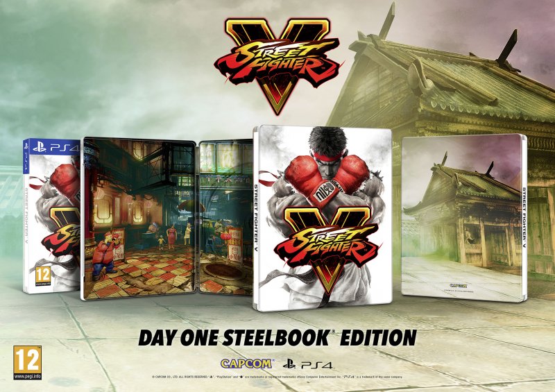 Annunciata per l'Europa la Day One Steelbook Edition di Street Fighter V Annunciata per l'Europa la Day One Steelbook Edition di Street Fighter V