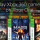 Xbox One: altri tre titoli Xbox 360 si aggiungono alla retro-compatibilità