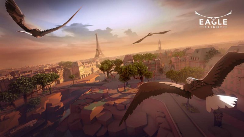 Eagle Flight supporta sia Oculus Rift che HTC Vive, oltre a PlayStation VR