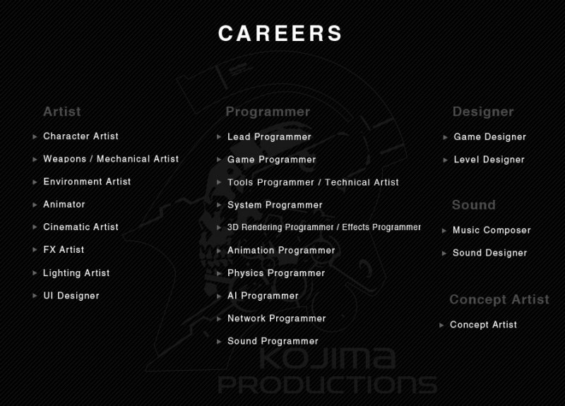 I progetti di Kojima e della sua nuova software house