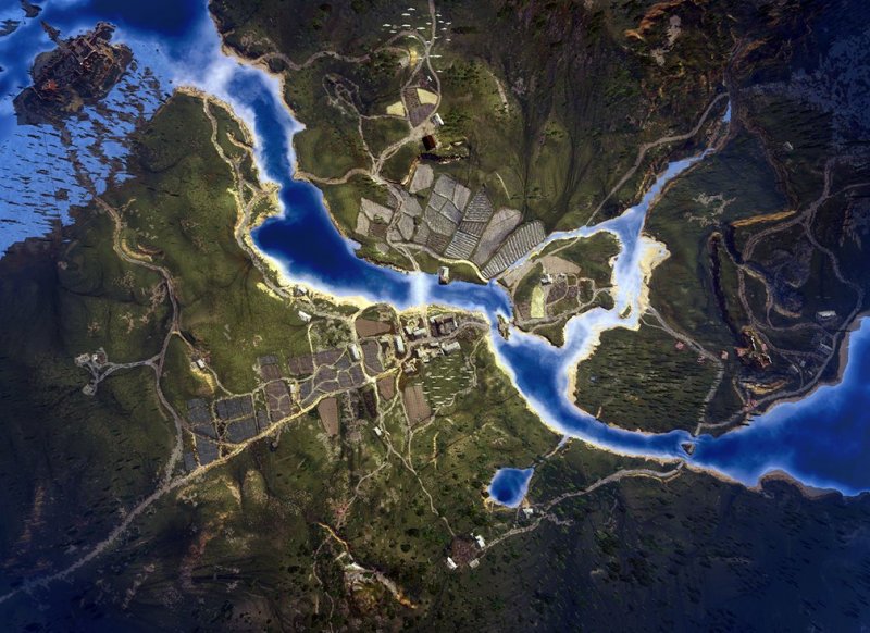 Godiamoci la mappa di The Witcher 3: Wild Hunt con una visuale aerea