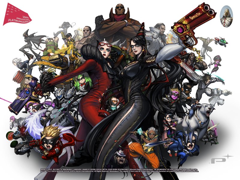 Platinum Games festeggia 10 anni di attività con un bel wallpaper Platinum Games festeggia 10 anni di attività con un bel wallpaper